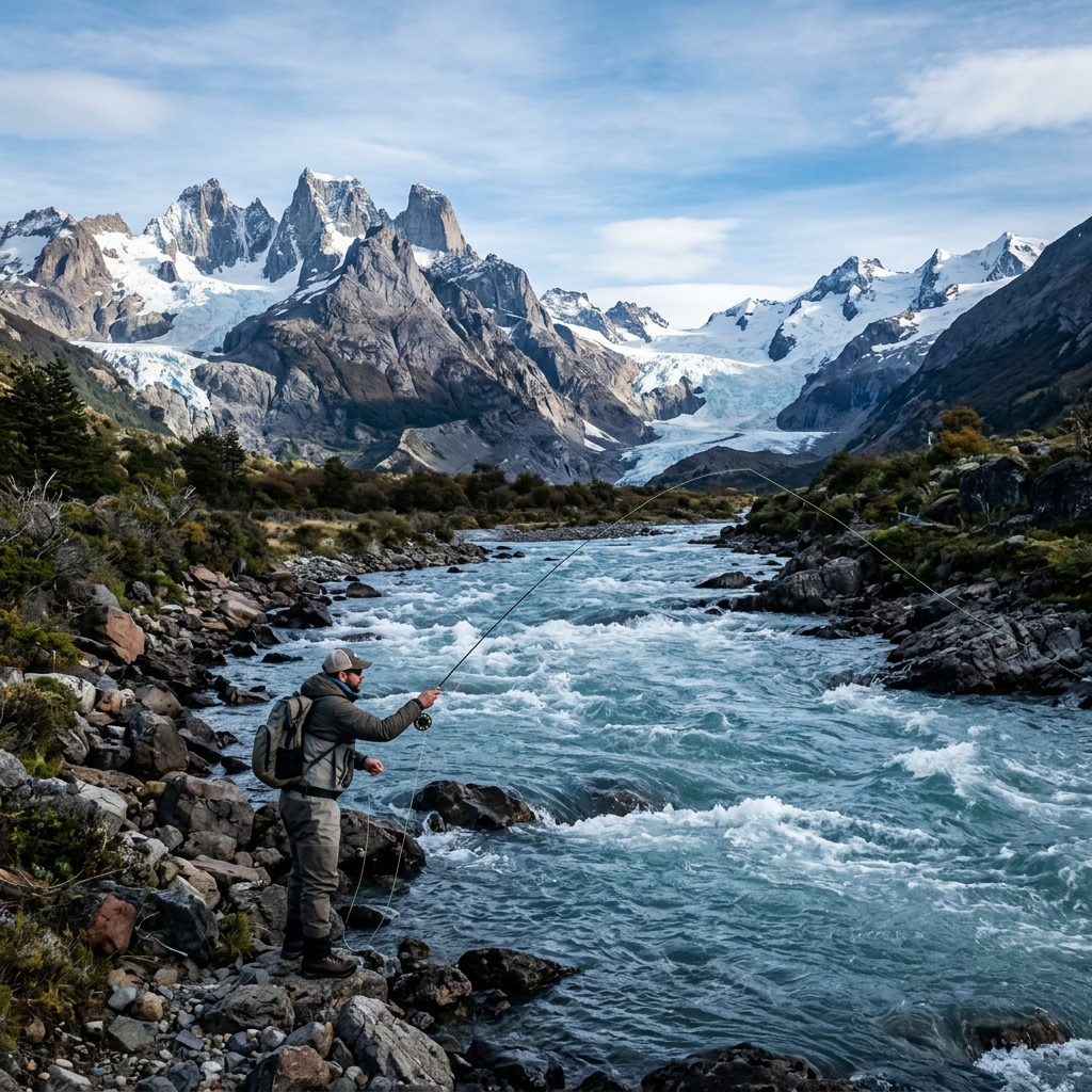 Pesca con mosca en la Región de Aysén
